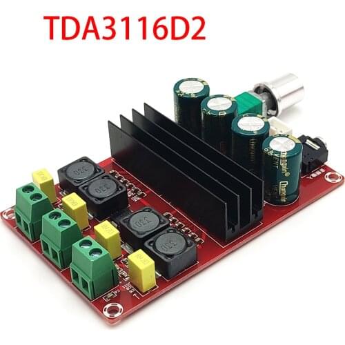 TDA3116D2 High Power Digital Amplifier Board DC12-24V 100W Dual Channel Audio Amplifier Module