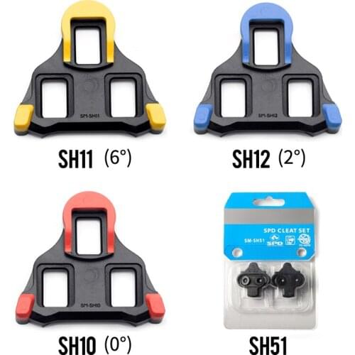 Shlmano SPD SL Road bike Pedal Cleat bicycle Pedals plate clip SPD-SL SH10 SH11 SH12 SH51 Pedals Cleats Accessoriesoriginal