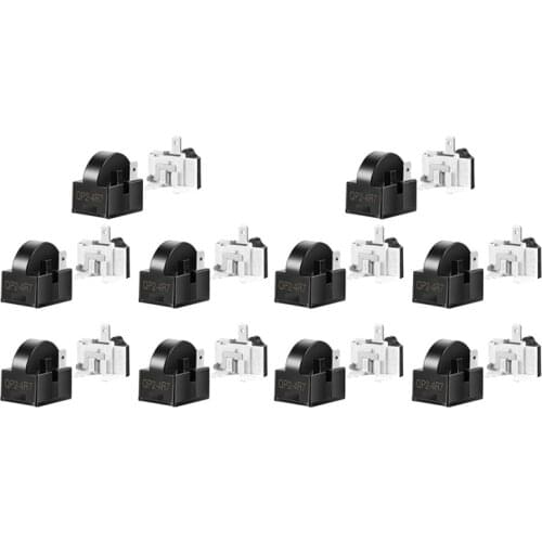 Refrigerator Starters QP2-4R7 4.7 Ohm 1 Pin Refrigerator PTC Starter Relays and 6750C-0005P Refrigerator Protectors