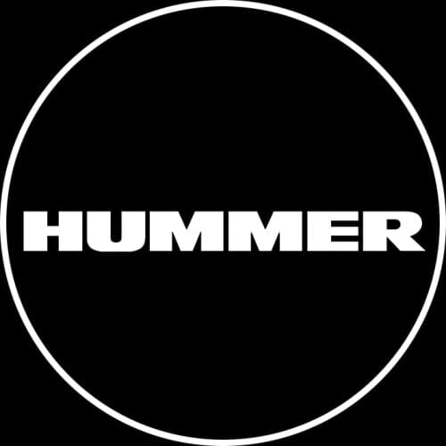 For Hummer H1 H2 H3 Series Hummer Courtesy Light LED Logo Emblem Light Hummer Logo Projector Shadow Ghost Lamp Car Door Light