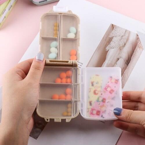 Three-layer Pill Case Travel Portable Sealed Small Pill Box Medicine Tablte Dispenser Pill Box Pill Storage Organizer Container