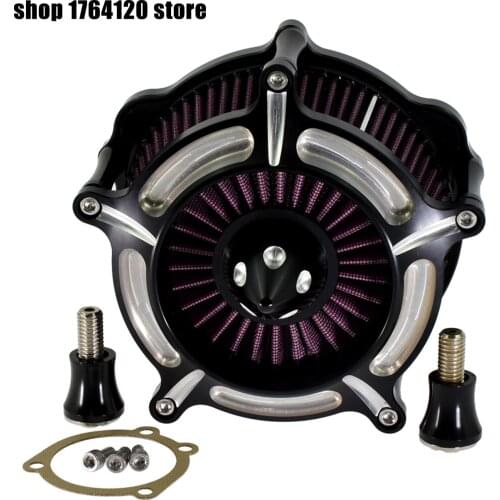 Motorcycle Air Filter Turbine Air Cleaner Intake Filter Red Filter For Harley Sportster XL 883 XL 1200 2004-2017 2018 2019