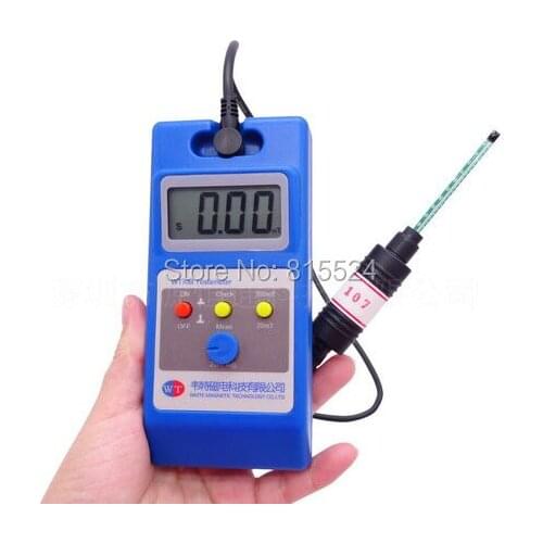 WT10B Gauss Meter Tesla Meter Magnetic Remanence Magnetometer Magnetic Residual Side Tester WT-10B