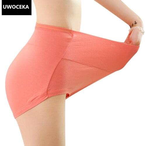 Womens Panties High Waist Briefs Comfortable Underwear Plus Size Underpants for Women