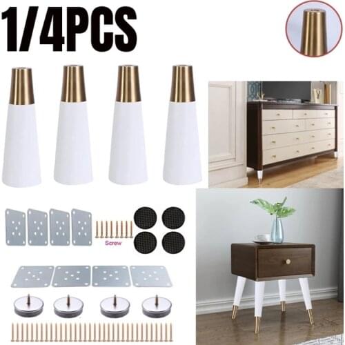 1/4PCS Solid Wood Furniture Leg Sofa Cabinet Foot Furniture Accessories bathroom Cabinet Leg Tea Table Support Leg