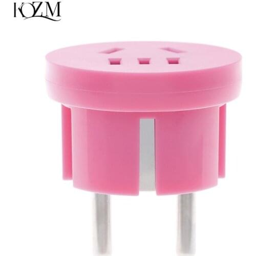 1pcs US AU To EU Plug USA AUS To Euro Europe Travel Wall AC Power Plug Wall Charger Outlet Adapter Converter 2 Round Pin Socket