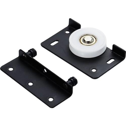1pcs Iron Pulley Cabinet Moving Door Solid Wood Wardrobe Door Wheel Track Wheel Sliding Door Mute Pulley Furniture Parts