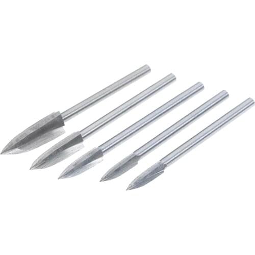5 Pcs/set Wood Carving Engraving Drill Bit Milling Cutter Carving Root Tools Woodworking MUMR999