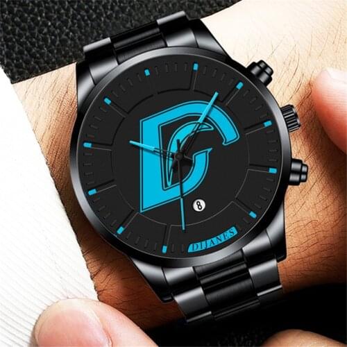 Men Watches Luxury Famous Brand Men Stainless Steel Calendar Watch Men Business Sport Quartz Watch Relogio Masculino Male Clock