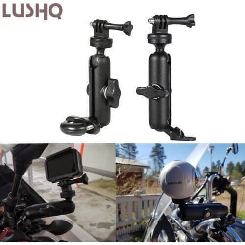 Motorcycle Bike Camera Holder Moto Handlebar Mirror Mount Bracket For YAMAHA FZ25 MT10 FZ8 MT 09 TRACER YZF R125 VIRAGO 250