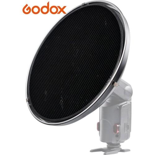 Godox Aluminium Beauty Dish AD-S3 Flash Diffuser with Grid AD-S4 for WITSTRO Speedlite Flash AD180 AD360 AD200 Flash Light