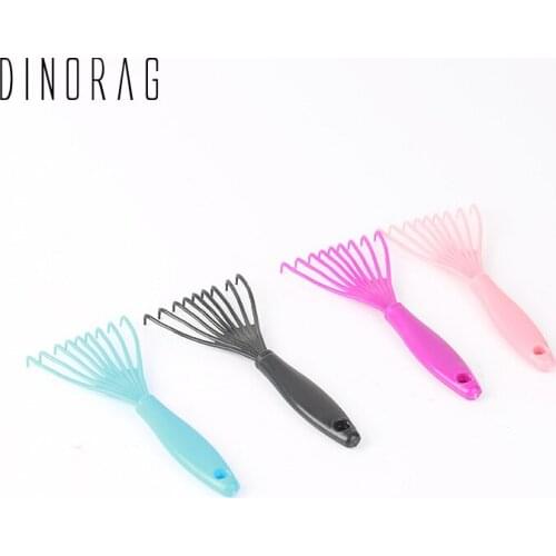 Dinorag 5Pcs Comb Hair Claw Cleaner Scalp Cleanness Relieve Itching Hair Brush Scalp Care Tools