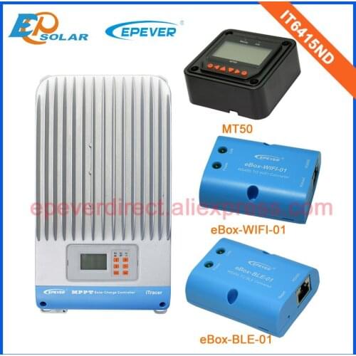 Tracer MPPT tracking solar controller 60A IT6415ND fast delivery UPS TNT MT50 Meter BLE Wifi eBOX 36V 48V Battery automatic