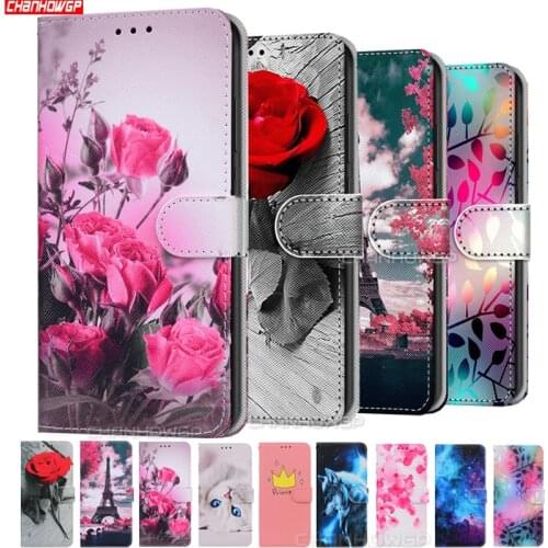 Painted Leather Flip Book Case For iPhone 12 11 Pro Max Mini X XR XS Max 7 8 6 6s Plus SE 2020 Magnet Stand Holder Wallet Cover