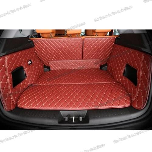 Leather Car Trunk Mat Cargo Liner for Chery Tiggo 7 2016 2017 2018 2019 Boot Cover Carpet Accessories Auto Rear Seat T15 Dr F35