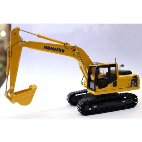 1/50 Diecast Alloy Metal Engineering Vehicle PC220 Excavator Model Die-cast Simulation Truck Toys Decoration Collection Gifts