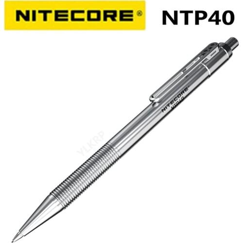 NITECORE NTP40 Exceptional Sketch Titanium Alloy Mechanical Pencil Self-defense Titanium Alloy Tool Writing Cartooning