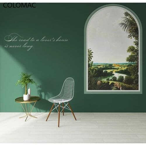 Colomac Custom Scenery Outside The Window Visual Extension Wallpaper Nordic Living Room Beauty Salon KOL Mural Dropshipping