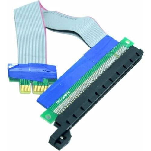 Riser PCI-E pcie PCI-Express PCI Express 1x 16x pci-e pcie x1 x16 Extension Flex Cable Extender Converter Riser Card Adapter