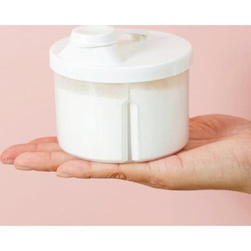 4-Grids Portable Baby Food Storage Box Infant Essential Cereal Holder Milk Powder Organizer Kids Snacks Container