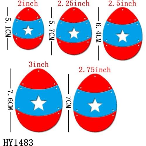 Easter Eggs Earrings Cutting Dies HY1483 Wooden Dies Suitable for Common Die Cutting Machines on the Market