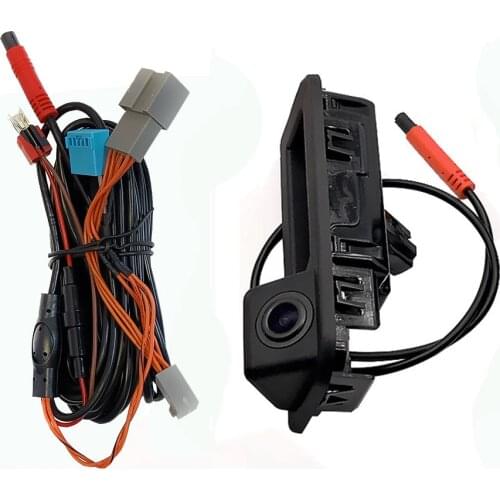 RCD330 Car Trunk Handle Rear View Dynamic Trajectory Camera For MQB PQ MIB VW Jetta Lavida Sharan Sagitar C-TRAK Touareg Bora