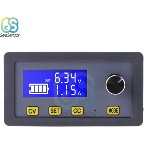 DC-DC 6V-32V to 0-32V Adjustable 5A Step Down Power Supply Buck Module LCD Display CC CV Voltage Regulator Converter