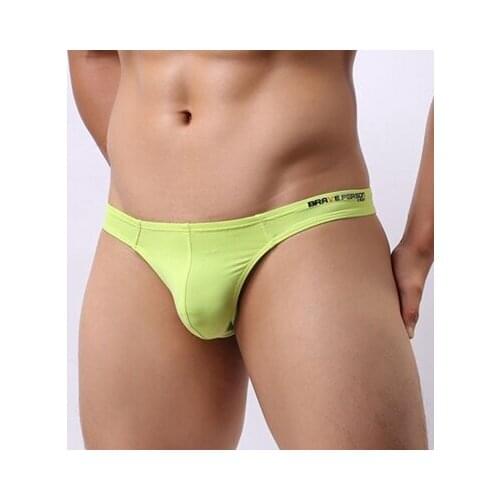 Sexy Comfy Nylon G String Thong Men Underwear Low Rise Jockstrap Bulge Pouch Enhancer Gay Man Tanga Brave Person Brand Quality