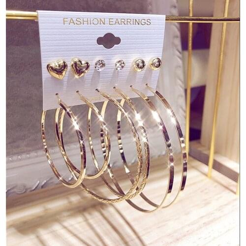 Huggie earrings gold hoops round big hoop earrings 2021 fashion jewelry ear rings for girls earing set pendientes piercings