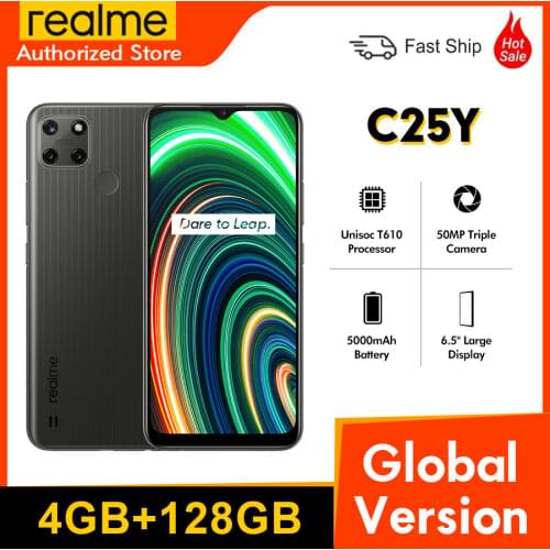 Realme 7i RMX2193 6.5''HD+ 4GB 64GB 48MP AI Triple Cams Smartphone Helio G85 Octa Core 18W Quick Charge 6000mAh Mobile Phone