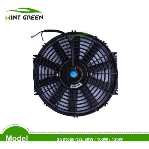 For 16 Inch Universal Push Pull Electric Radiator Fan Ultra-Thin Straight Leaf Hair Dryer 80w Electronic Fan 12v / 24v fan
