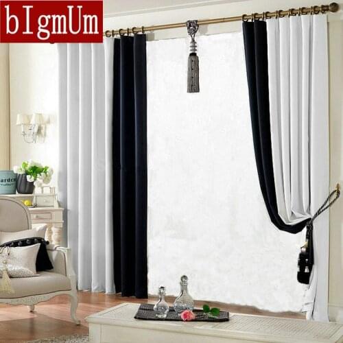 Blackout Curtains For Living Room Cloth Curtain 150*250cm Solid Color Curtain Windows Treatment Designs DIY