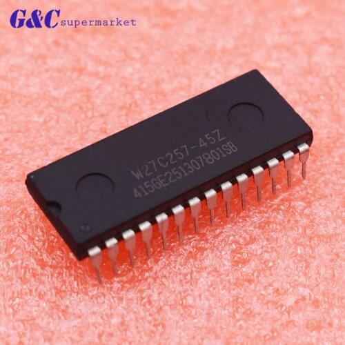 1/5PCS W27C257-45Z DIP-28 W27C257 27C257 IC Encapsulation NEW diy electronics