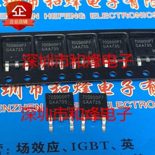 10PCS 70S900P7 IPD70R900P7S TO-252 700V 12.8A 100% New&original