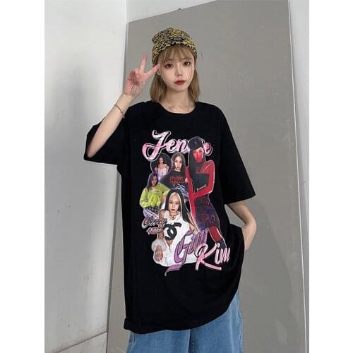 2021 Summer Rock Street Nightclub Graphic t-Shirt Fairy Grunge Harajuku Tops Urban Oversize t-Shirts Emo Grunge Clothes