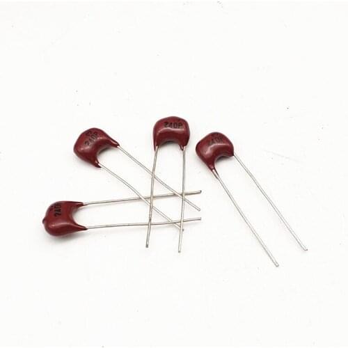 5pcs 500V 240PF silver mica capacitor