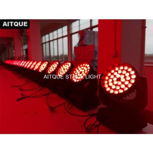 8lot Dj light for disco dmx moving head light 36x15w rgbaw zoom led wash moving heads lighting