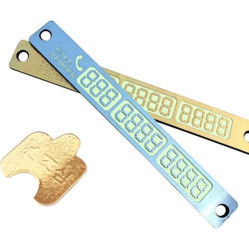 50% Hot Sale Car Parking Plate Luminous Notification Durable Car Parking Number Plate for Automobile Ornaments car accessories