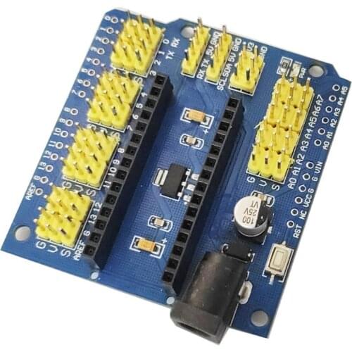 NANO I/O IO Expansion Sensor Shield Module For Arduino UNO R3 Nano V3.0 3.0 Controller Compatible Board I2C PWM Interface 3.3V
