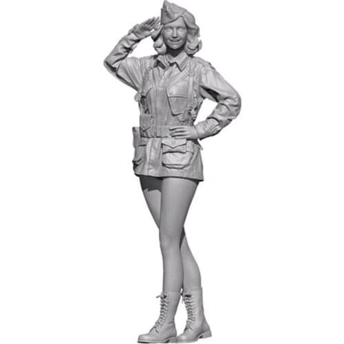 1/35 Resin Model Figure GK，Erica, Unassembled and unpainted kit