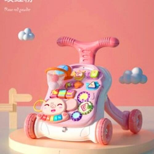 Baby Walker Trolley Anti-rollover 6-18 Months Boys and Girls Baby Toddlers Childrens Walking Toys