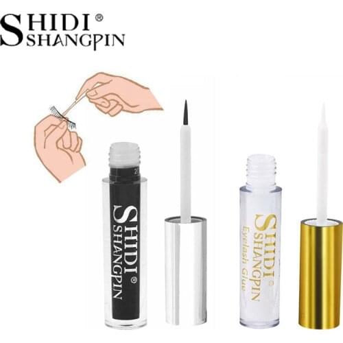 New 1 Pcs Eyelash Glue Makeup False Mink Eyelashes Adhesive Clear Black Color 5ml Eye Lash Glue Beauty Eyelash Extension Glue