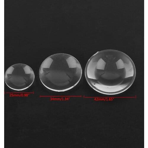 10pcs Lenticular Biconvex Lens 3D Virtual VR Glasses Lens Magnifier Convex Lens