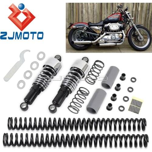 Slammer Suspension Drop Kits Shock Absorbers For Harley Dyna FXD Super Glide Custom Street Bob Fat Bob Low Rider 2006-2017