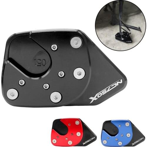Motorcycle CNC Foot Side Stand Enlarger Support Extension Pad Plate For HONDA NC750X NC750S XADV750 Kickstand