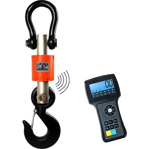 Factory direct sales 3t5T10 tons warranty for one year cylindrical wireless hook scale handheld instrument lifting scale