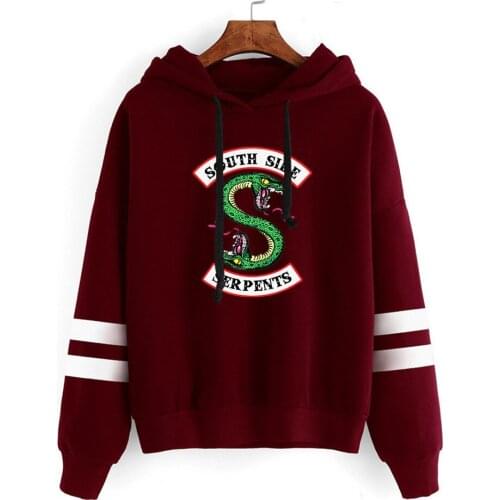 Unisex Riverdale Pullover Hoodie Southside Serpent Sweatshirt Hip Hop Outerwear Costume for Men&Women