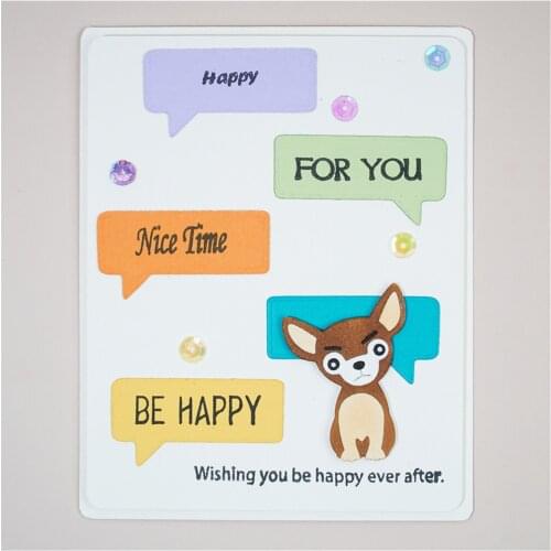 Social Media Conversation Chat Box Frame Metal Cutting Dies For Embossing Template Crafts Dies Cut Diy Handmade Knife Moulds New