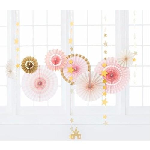 Pink Paper Flower Photography Background Photophone for Photo Vinyl Cloth Valentines Day Wedding Anniversary Background S-3039