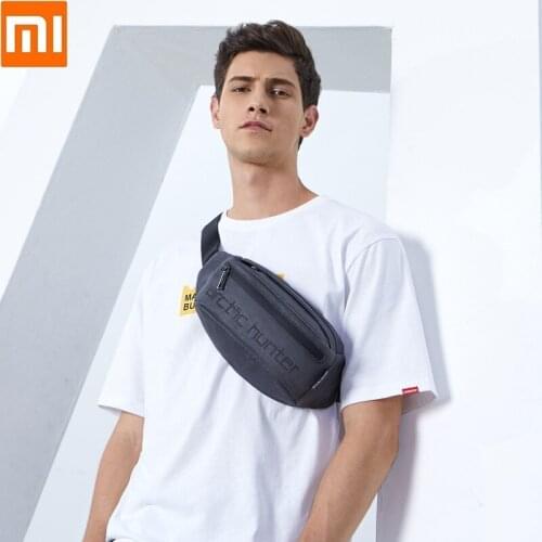 Xiaomi Mens fashion chest bag shoulder diagonal bag waterproof wear-resistant waist bag male Portable casual Crossbody bag